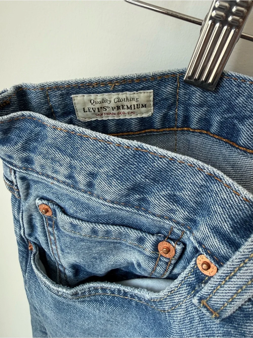 LEVI’S Premium 501 ‘93 Straight Big E Button Fly Denim Jeans | 34X34